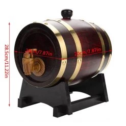 Crazy Crazy & More Crazy Deals Wooden Timber Red Wine Oak Barrel Whisky Rum Keg Home & Garden