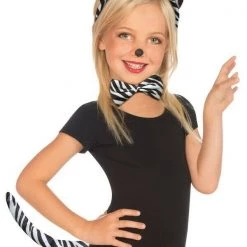 Tomfoolery Costume Accessories Zebra Accessory Kit For Kids