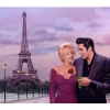 Kmart Art Gallery Chris Consani Marrilyn Elvis Sunset In Paris 1000 Pce Jigsaw Puzzle Home & Garden