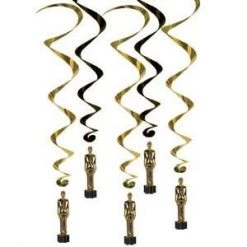 Balloon Agencies Hollywood Oscar Awards Night Swirls Hanging Decoration Party Supplies