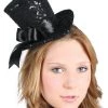 Tomfoolery Sequin Mini Top Hat Ladies Costume Accessory Costume Accessories