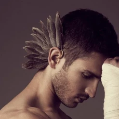 AliExpress Big Feather Leopard Ear Cuff Gold Clip Earrings Fashion Jewellery Fashion Jewelry