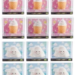 Crazy Crazy & More Crazy Deals WHOLESALE BULK LOT FOR RESELLERS Box Of 8 Ice Cream Or Cloud LED Night Lights Home & Garden