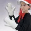 EB Licensed Dr Seuss Cat In The Hat White Gloves Kids Costume Accessory