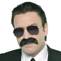 Balloon Agencies Costume Accessories Good Fella Gangster Moustache