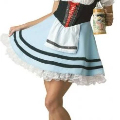 Morris Costumes Oktoberfest Bavarian Lederhosen German Beer Girl Complete Ladies Costume