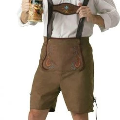 Morris Costumes Oktoberfest Bavarian Lederhosen German Beer Girl Complete Men's Costume