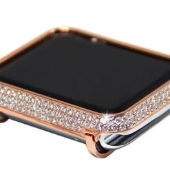 Elegancensplendour Luxury Rhinestone Watch Band & Case For Apple Watch Fashion Jewelry