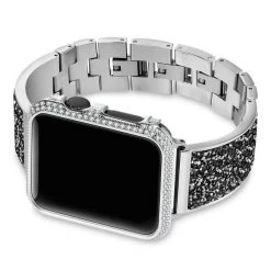 Elegancensplendour Luxury Rhinestone Watch Band & Case For Apple Watch Fashion Jewelry