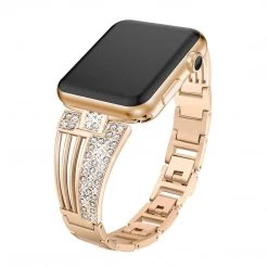 Elegancensplendour Raven-An Rhinestone Apple Watch Strap Band