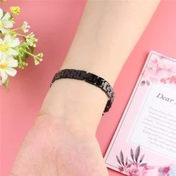 Elegancensplendour Fashion Jewelry Zircon Rhinestone Apple Watch Strap + Case