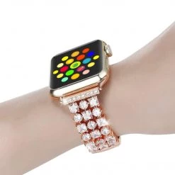 Elegancensplendour Fashion Jewelry Handmade Luxury Rhinestone Apple Watch Band 17 Elegancensplendour Fashion Jewelry Handmade Luxury Rhinestone Apple Watch Band