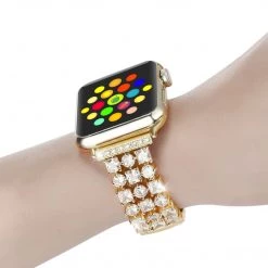 Elegancensplendour Fashion Jewelry Handmade Luxury Rhinestone Apple Watch Band 15 Elegancensplendour Fashion Jewelry Handmade Luxury Rhinestone Apple Watch Band