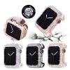 Elegancensplendour Luxury Bling Diamond Apple Watch Bumper Protective Case Fashion Jewelry