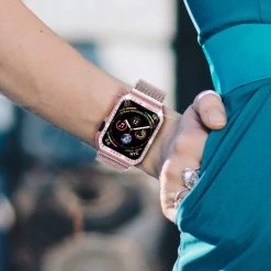 Elegancensplendour Tiffany Milanese Loop Apple Watch Band & Diamond Case Fashion Jewelry 21 Elegancensplendour Tiffany Milanese Loop Apple Watch Band & Diamond Case Fashion Jewelry