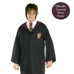 Rubies Deerfield Costumes Licensed Harry Potter Gryffindor Robe Adult Men Ladies Wizard Cloak