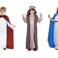 JD Party Children Jesus Shepherd Boy Mary Costume Christmas Play Church Story Biblical