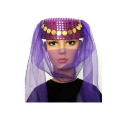 JD Party Princess Arabian Genie Hat With Veil Belly Dance Party Hat Costume Accessories 13 JD Party Princess Arabian Genie Hat With Veil Belly Dance Party Hat Costume Accessories