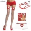 Ebay Sexy Red Hospital Honey Stethoscope Thigh High Hat Nurse Costume Kit