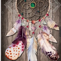 MDI Australia Boho Dream Catcher Mandala Canvas Wall Art Prints Home Decor 70cm X 50cm Home & Garden