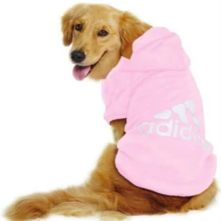 Crazy Costume Deals Costumes ADIDAS Sports Hoodie Warm Winter Jumper Pet Dog Clothing Small To Huge Dogs