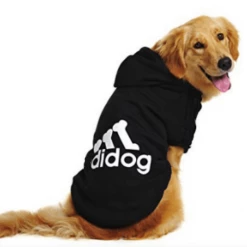 Crazy Costume Deals Costumes ADIDAS Sports Hoodie Warm Winter Jumper Pet Dog Clothing Small To Huge Dogs