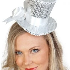 Tomfoolery Sequin Mini Top Hat Ladies Costume Accessory Costume Accessories