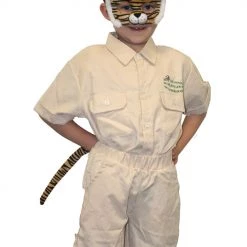 Sweidas Costume Accessories Tiger Mask And Tail Deluxe Animal Costume Set