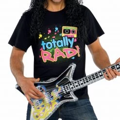 Balloon Agencies Costumes Awesome 80s Totally RAD Mens T-Shirt Punk Rocker Costume