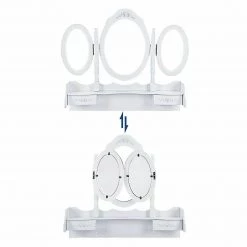 Ebay Vanity Dressing Table With Tri-Folding Mirror & 7 Drawers Plus Padded Stool Make Up Table Home & Garden