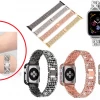 Ebay Mosaic Bling Swaroski Grade Crystal Apple Watch Band Series 7 6 5 4 3 2 1 Fashion Jewelry