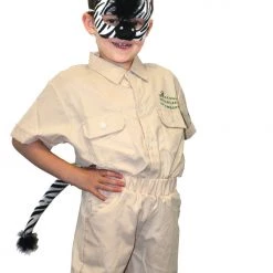 Sweidas Zebra Mask And Tail Deluxe Animal Costume Set